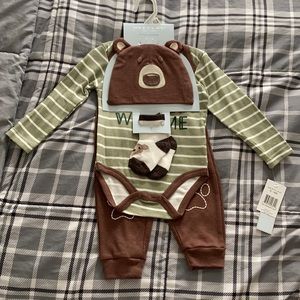4 piece baby boy outfit